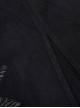Gothic Style Elegant Stand Collar Gorgeous Embroidery Applique Decoration Placket Black Woolen Long Cloak