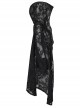 Gothic Style Personality Lace Mesh Slightly Transparent Witch Feeling Black Long Sleeves Hooded Loose Coat