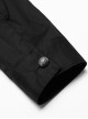 Gothic Style Lapel Exquisite Embroidery Applique Ruffle Placket Elegant Black Long Sleeves Male Shirt