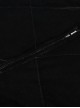 Gothic Style Warm Interwoven Cotton Plaid Front Center Metal Crescent Pendant Zipper Black Velvet Shawl