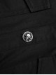 Punk Style Lapel Personality Patchwork Unique Skull Button Daily Cool Black Long Sleeves Male Shirt