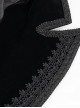Gothic Style Exquisite Bright Velvet Print Splicing Lace Ribbon Side Button Decoration Men's Wine Red Tailcoat