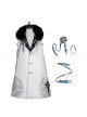 Game Genshin Impact Halloween Cosplay Fatui Harbinger Doctor Dottore Costume Full Set