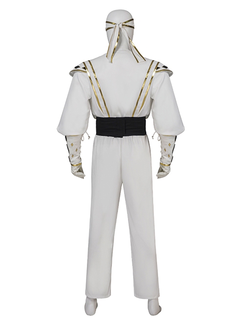 Mighty Morphin Power Rangers Halloween Cosplay White Ranger Tommy Oliver Edition Costume Set Without Shoes