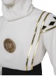 Mighty Morphin Power Rangers Halloween Cosplay White Ranger Tommy Oliver Edition Costume Set Without Shoes