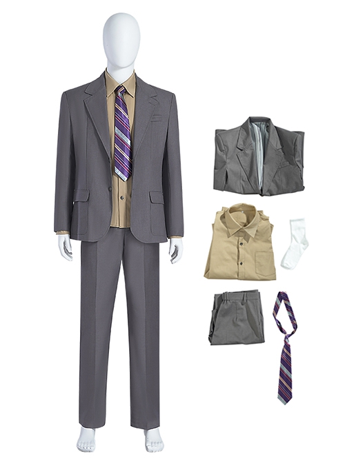 Movie Joker 2 Folie A Deux Joaquin Phoenix Version Halloween Cosplay Joker Costume Set Without Shoes
