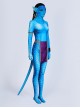 Movie Avatar Halloween Cosplay Neytiri Halloween Cosplay Costume Printing Bodysuit Set Without Headcover