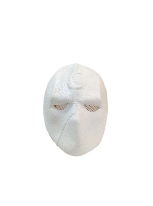 TV Drama Moon Knight Halloween Cosplay Marc Spector Mr. Knight Costume Gray Suit Accessories White Mask