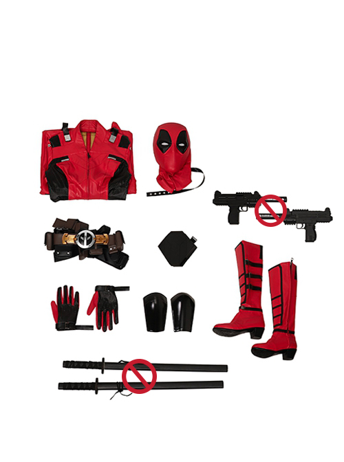 Deadpool & Wolverine Halloween Cosplay Female Deadpool Bodysuit High-End Version Costume Set Without Prop Swords Without Prop Guns