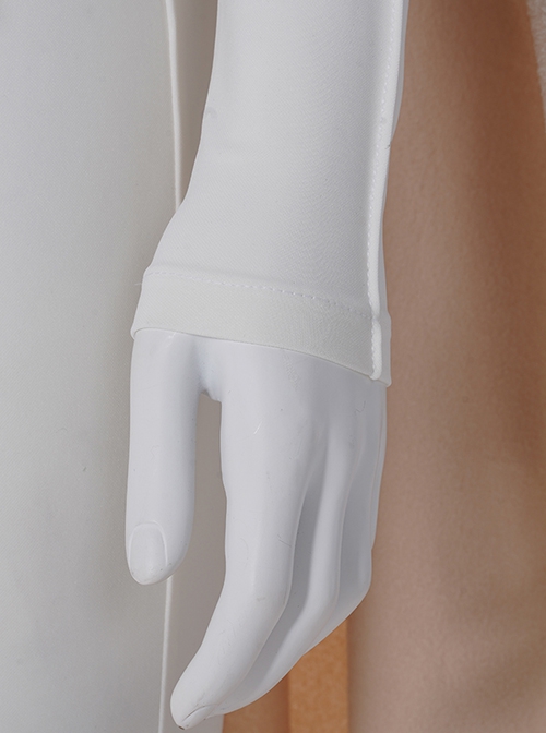 Game Star Wars Halloween Cosplay Padme Amidala Queen White Battle Suit Costume White Top