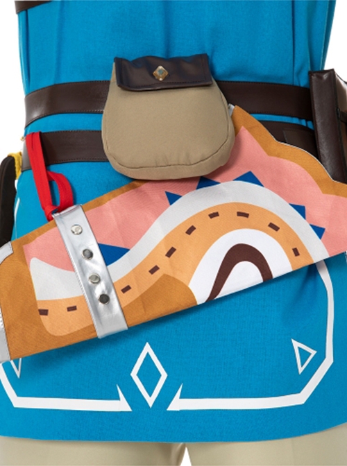 The Legend Of Zelda Halloween Cosplay Link Blue Champion's Tunic Suit Costume Set Without Shoes