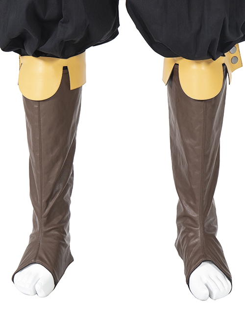 The Mandalorian Season 2 Halloween Cosplay Boba Fett Accessories Yellow Knee Guards