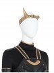 TV Drama Loki Halloween Cosplay Female Loki Sylvie Lushton Accessories Golden Headwear