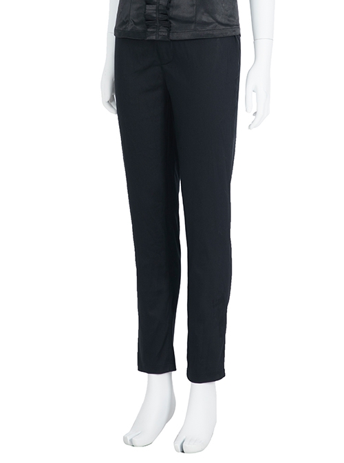 Cruella Halloween Cosplay Cruella Black-white Coat Suit Costume Black Pants