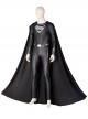 Zack Snyder's Justice League Halloween Cosplay Superman Clark Kent Black Battle Suit Costume Black Cloak