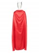 Wanda Vision Halloween Cosplay Scarlet Witch Wanda Maximoff Costume Sexy Red Bodysuit Set
