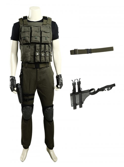 Resident Evil 3 Remake Biohazard RE 3 Halloween Cosplay Carlos Oliveira Accessories Belt And Holster Components