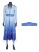Frozen 2 Halloween Cosplay Elsa Blue Dress Suit Accessories Blue Girdle