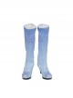 Frozen 2 Halloween Cosplay Elsa Blue Dress Suit Accessories Blue Gradient Boots