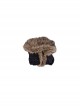 Game Of Thrones Season 8 Halloween Cosplay Jon Snow Brown Fur Collar Black Cloak Suit Costume Black Cloak