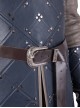 Game Of Thrones Season 8 Halloween Cosplay Jon Snow Brown Fur Collar Black Cloak Suit Accessories Black Waistband