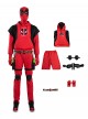 Movie Deadpool & Wolverine Halloween Cosplay Deadpool Aldult Hoodie Costume Set Without Helmet And Shoes And Pistol