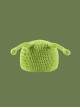Bare Little Ant Antenna Green Kawaii Fashion Protection Funny Winter Warm Woolen Yarn Hat