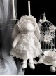 Ragdoll Box Little Lamb Yuki Series  White Sweet Lace Gothic Lolita Doll Bag Backpack Dress Hat Set
