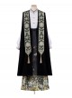 Green Nightmare Series Gorgeous Retro Chinese Style Ming Dynasty Hanfu Embroidery Horse Face Skirt Shirt Cape Set