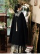 Green Nightmare Series Gorgeous Retro Chinese Style Ming Dynasty Hanfu Embroidery Horse Face Skirt Shirt Cape Set