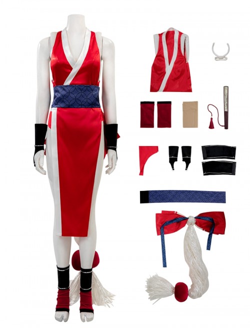 Game Street Fighter Halloween Cosplay Mai Shiranui Costume Set Without Shoes