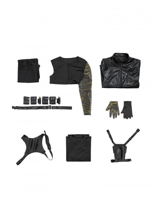 Thunderbolts Halloween Cosplay Winter Soldier Costume Set Without Shoes And Props