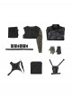 Thunderbolts Halloween Cosplay Winter Soldier Costume Set Without Shoes And Props