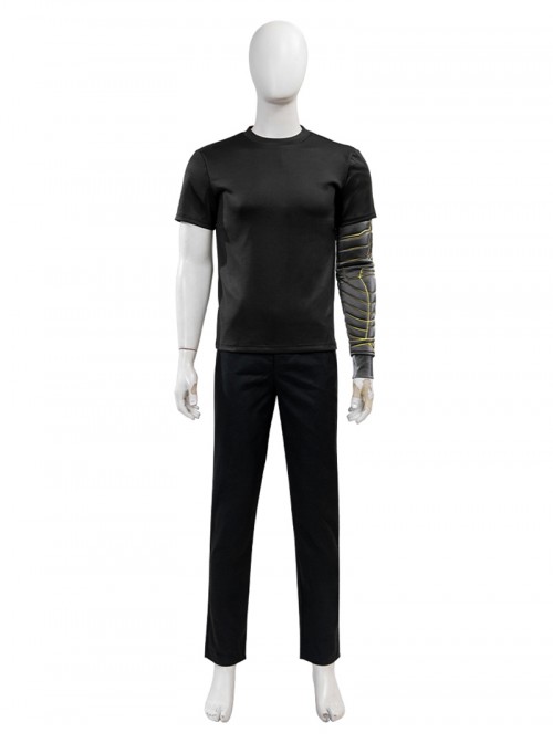 Thunderbolts Halloween Cosplay Winter Soldier Costume Set Without Shoes And Props