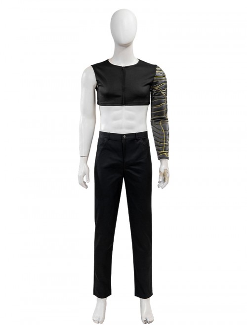 Thunderbolts Halloween Cosplay Winter Soldier Costume Set Without Shoes And Props