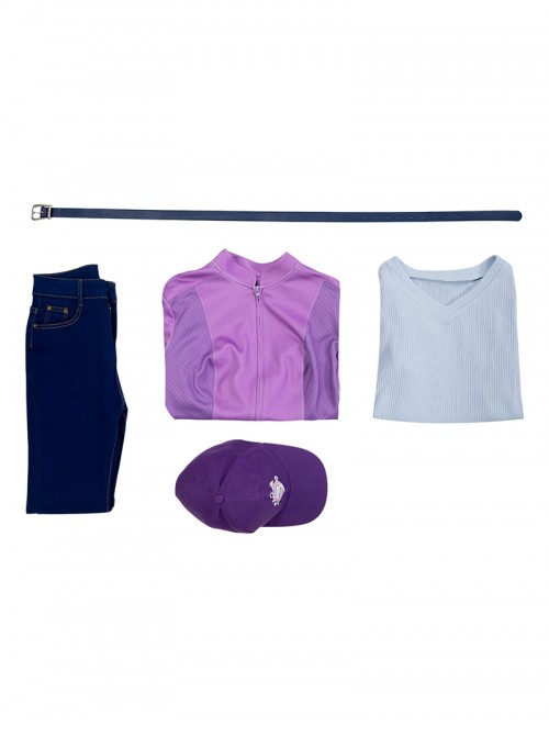 Movie Zootopia Cosplay Costume Judy Hopps Rabbit Halloween Set Without Shoes