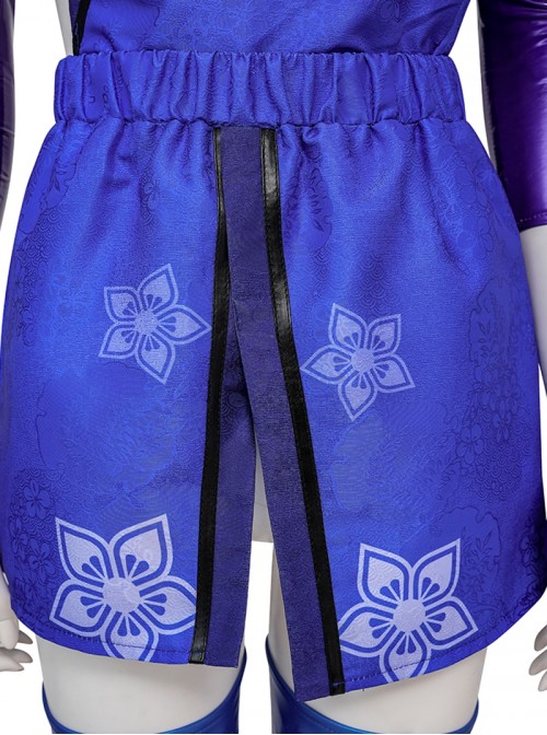 Game Marvel Rivals Halloween Cosplay Psylocke Costume Set Without Shoes And Katana