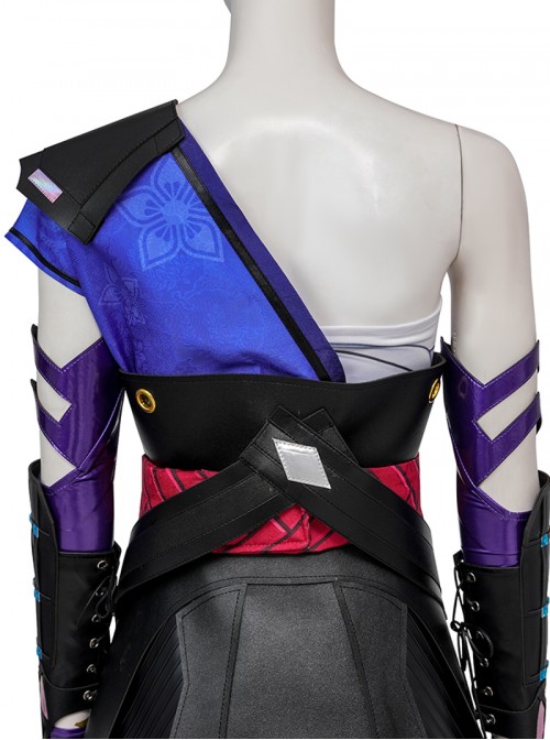 Game Marvel Rivals Halloween Cosplay Psylocke Costume Set Without Shoes And Katana