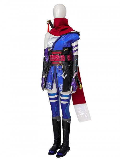 Game Marvel Rivals Halloween Cosplay Psylocke Costume Set Without Shoes And Katana
