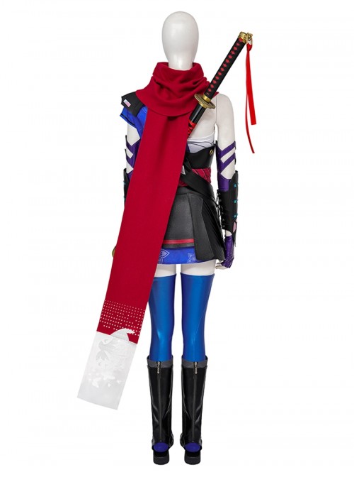 Game Marvel Rivals Halloween Cosplay Psylocke Costume Set Without Shoes And Katana