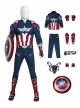 Movie Captain America Brave New World Halloween Cosplay Falcon Captain America Version Battle Costume Set Without Shoes