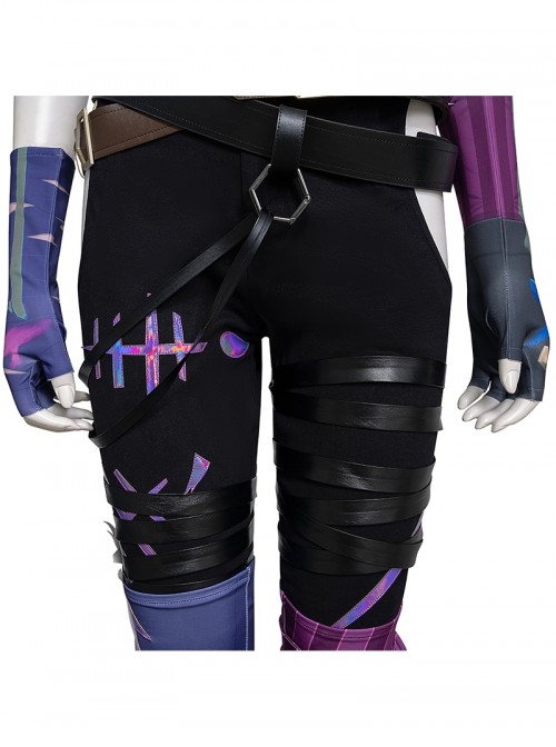 Arcane League Of Legends Season 2 Halloween Cosplay Jinx Costume Set Without Shoes