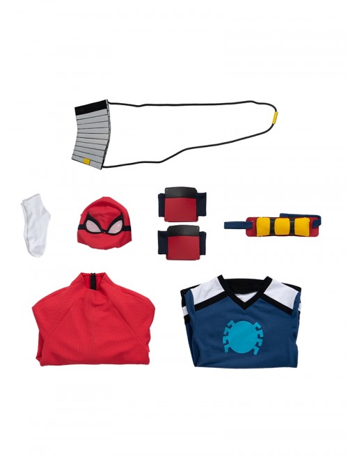 Spider-Man Freshman Year Halloween Cosplay Bodysuit Version Costume Set Without Shoes Without Backpack