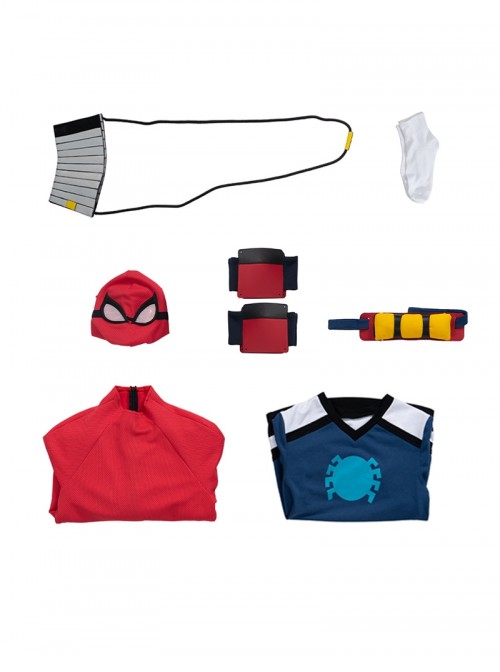 Your Friendly Neighborhood Spider Man Halloween Cosplay Spider Man Bodysuit Version Costume Set Without Shoes And Backpack