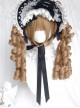 Thousand Layer Pie series Classic Lolita Vintage Linen Golden Roman Curls Large Twin Ponytail Wig