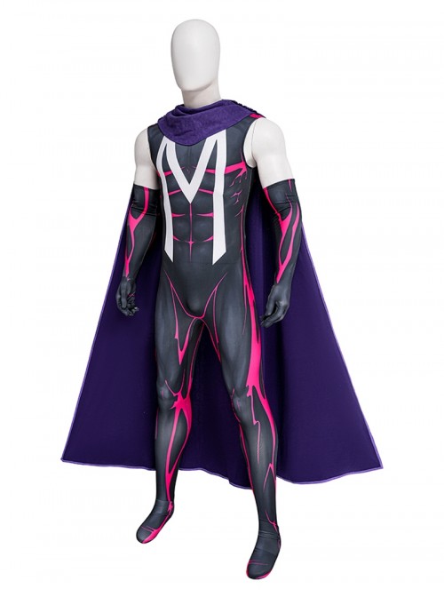 X-Men 97 Halloween Cosplay Magneto Bodysuit Costume Set
