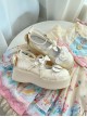 Sweet Cupid Series Sweet Lolita Chunky Platform Round Toe Kawaii Angel Wings Heart Mary Jane Shoes