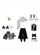 Black Myth Wukong Halloween Cosplay Erlang Shen Yang Jian Costume Set Without Shoes