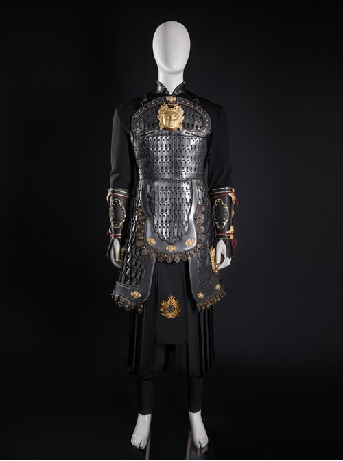 Black Myth Wukong Halloween Cosplay Erlang Shen Yang Jian Costume Set Without Shoes