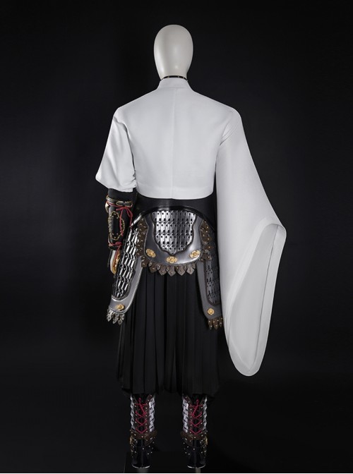 Black Myth Wukong Halloween Cosplay Erlang Shen Yang Jian Costume Set Without Shoes